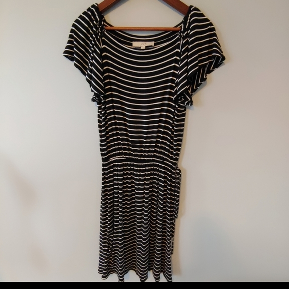 Loft Ann Taylor Midi Dress Petite Medium. - Picture 2 of 7